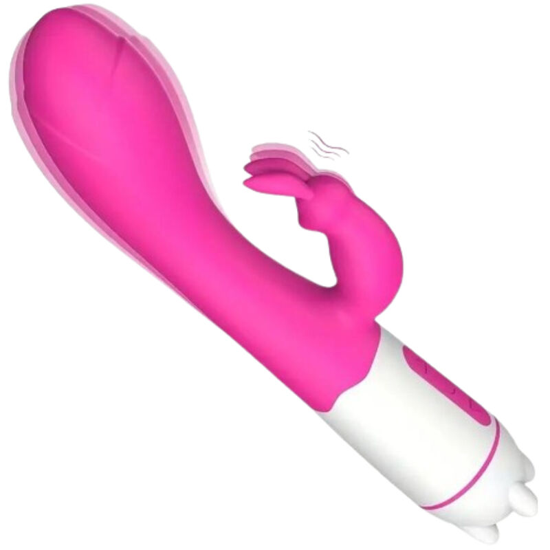 Ilhaerotica - ARMONY - HAPPY VIBRADOR E ESTIMULADOR DE COELHO FÚCSIA