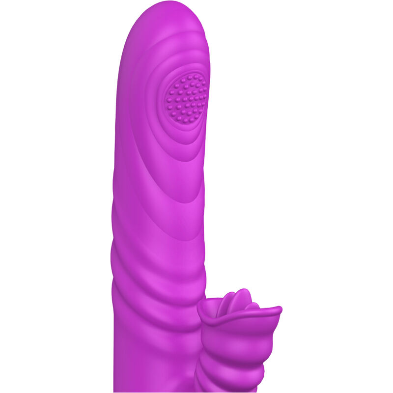 ARMONY - VIBRADOR MULTIFUNO ANGELIA COM LÍNGUA ESTIMULANTE EFEITO CALOR VIOLETA - Image 2