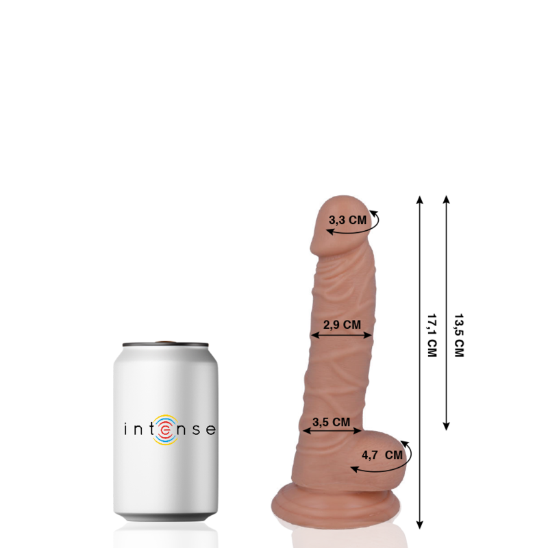 Ilhaerotica - MR INTENSE - 7 REALISTIC PENIS 17.1 CM -O- 2.9 CM