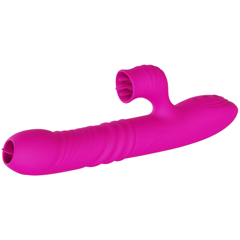 ARMONY - FANNY MULTIFUNÇÃO VIBRADOR DE LÍNGUA DUPLA FÚCSIA EFEITO CALOR - Image 2
