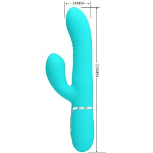 PRETTY LOVE – VIBRADOR MULTIFUNÇÃO G-SPOT AQUA VERDE
