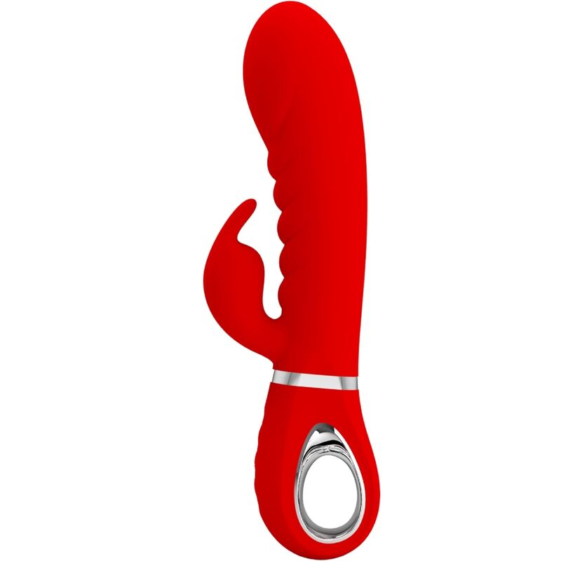 Ilhaerotica - PRETTY LOVE - VIBRADOR PRESCOTT MULTIFUNO G-SPOT VERMELHO
