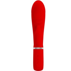 PRETTY LOVE – VIBRADOR PRESCOTT MULTIFUNO G-SPOT VERMELHO