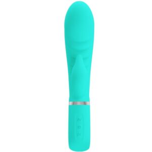 PRETTY LOVE – VIBRADOR PRESCOTT MULTIFUNÕES G-SPOT AQUA VERDE