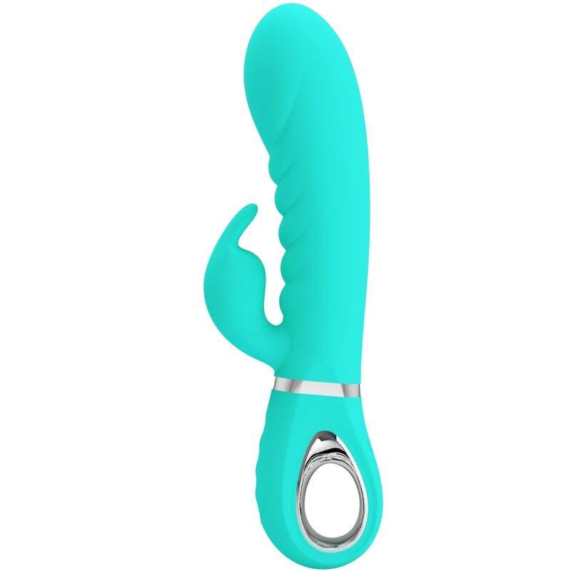 Ilhaerotica - PRETTY LOVE - VIBRADOR PRESCOTT MULTIFUNÕES G-SPOT AQUA VERDE