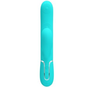 PRETTY LOVE – PERLITA MULTIFUNO 3 EM 1 VIBRADOR G-SPOT AQUA VERDE