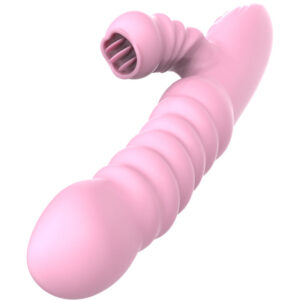 ARMONY – VIBRADOR MULTIFUNÇÃO COM EFEITO DE CALOR ESTIMULANTE DE LÍNGUA ROSA