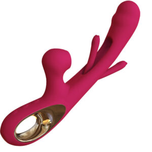 ARMONY – VIBRADOR DE IMPACTO SWING E ESTIMULADOR DUPLO MODELO 2 BORDEAUX