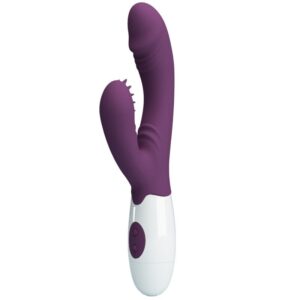 PRETTY LOVE – ANDRE VIBRADOR COELHO E ESTIMULADOR DE PONTO G ROXO