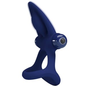 PRETTY LOVE – MAT ANEL DUPLO COM VIBRAO E ESTIMULADOR AZUL