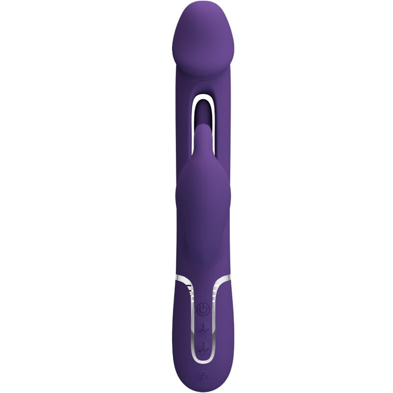 BONITO AMOR - KAMPAS COELHO VIBRADOR MULTIFUNÇÃO 3 EM 1 COM LÍNGUA VIOLETA - Image 3