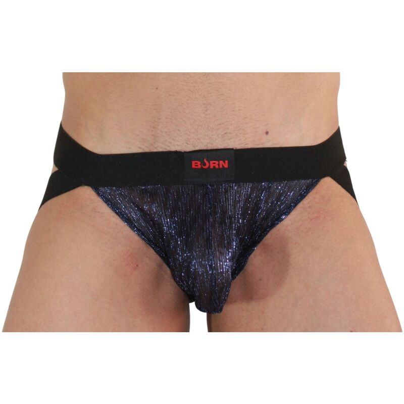 Ilhaerotica - BURN - 006 JOCK BRILHANTE AZUL / PRETO S