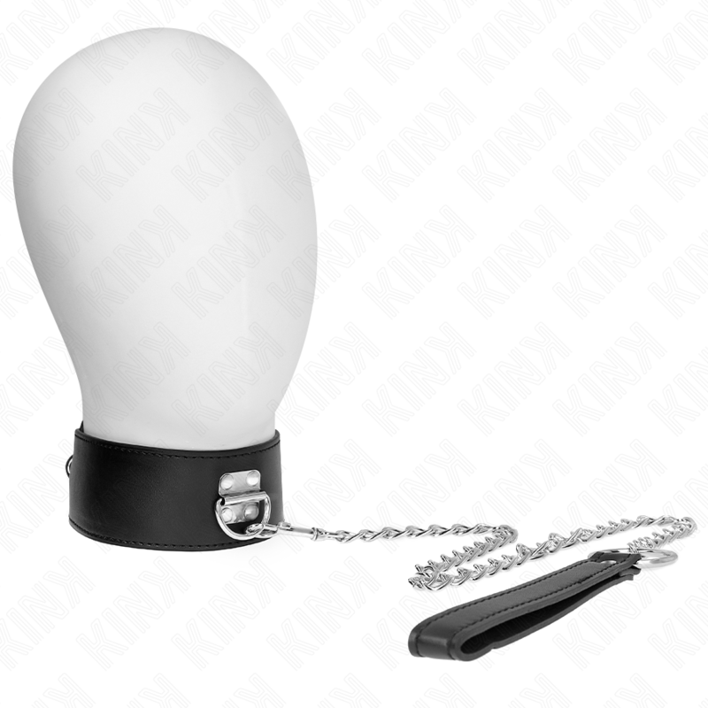 Ilhaerotica - KINK - COLAR COM CINTO 65 CM COM ALÇA LARGA PRETA AJUSTÁVEL 33