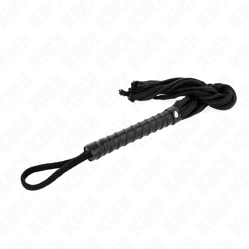 KINK - CHICOTE DE CORDA PRETA 56 CM - Image 2