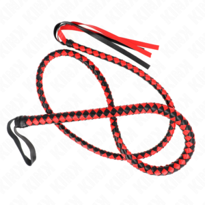 KINK – CHICOTE DE SERPENTE LONGO VERMELHO 210 CM