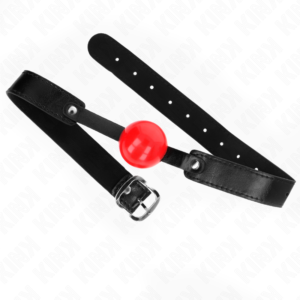 KINK – BOLA TPE MACIA 4 CM GAG MODELO 1 66 x 2,5 CM AJUSTÁVEL 41-61 CM