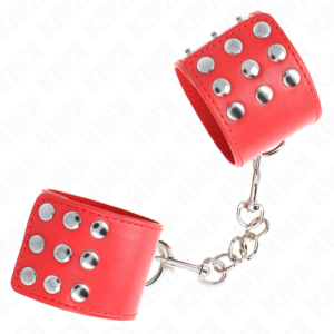 KINK – PULSO COM SNAP FASTEN VERMELHO AJUSTÁVEL 19-24 CM X 5,5 CM