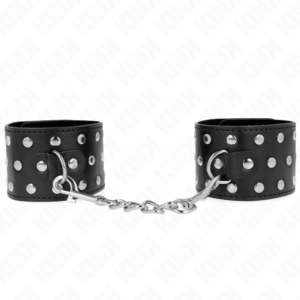 KINK – RETENÇÕES DE PULSO PUNK AJUSTÁVEIS 19-24 CM X 5,5 CM