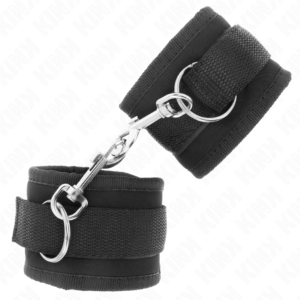KINK – PULSO NYLON BIND HOOK&LOOP PRETO MODELO 2 AJUSTÁVEL 18-35 CM X 6 CM