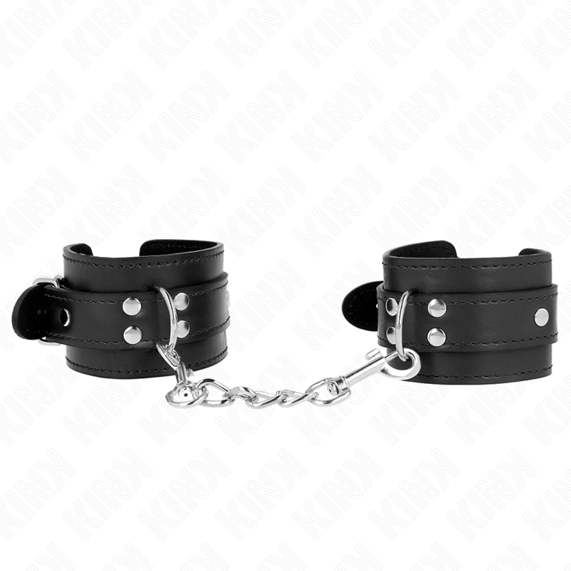 Ilhaerotica - KINK - PULSO SIMPLES PRETO AJUSTÁVEL 20-23 CM X 5