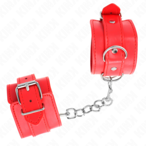 KINK – PULSO SIMPLES VERMELHO AJUSTÁVEL 20-23 CM X 5,5 CM