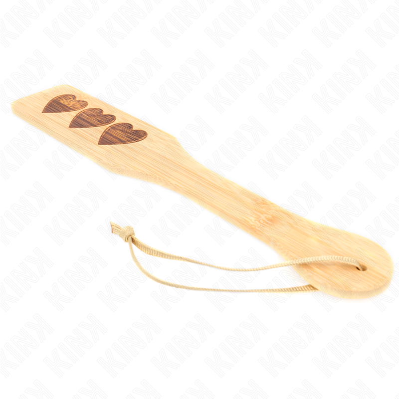 Ilhaerotica - KINK - PALETE DE BAMBU DESIGN CORAÇÃO 32 X 5