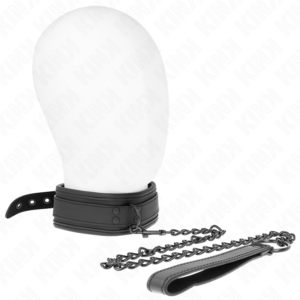 KINK – COLAR DE NEOPRENE BONDAGE MODELO 1 COM CINTO 78 CM AJUSTÁVEL 37,5 X 49,5 CM