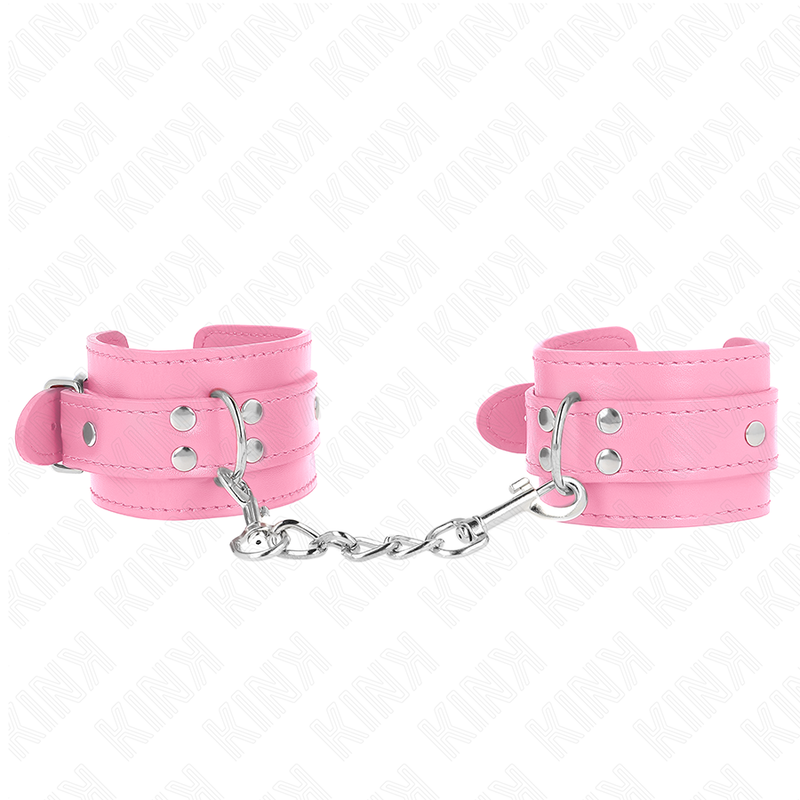 Ilhaerotica - KINK - PULSO SIMPLES ROSA AJUSTÁVEL 20-23 CM X 5