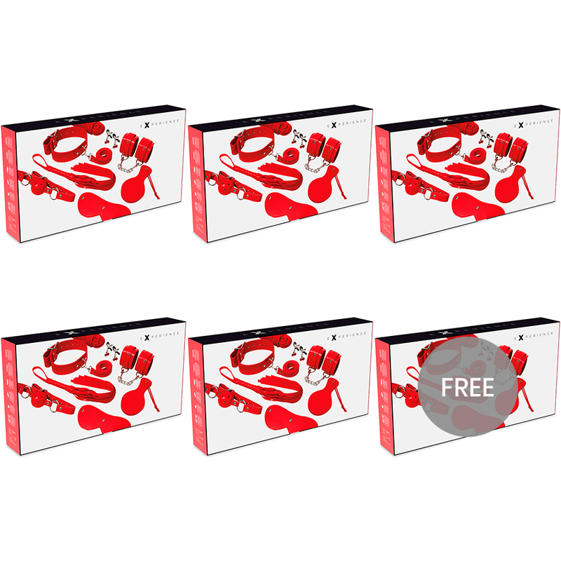 Ilhaerotica - EXPERIENCE - KIT BDSM FETISH SÉRIE VERMELHA 5+1 GRTIS