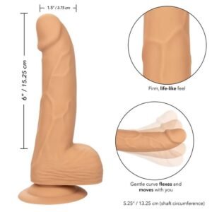 CALEXOTICS – SILICONE STUDS 15.24 CM PELE