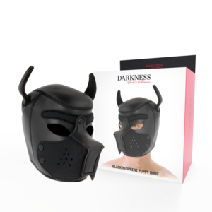 DARKNESS – MSCARA DE NEOPRENE PARA CES COM FOCINHO REMOVÍVEL L
