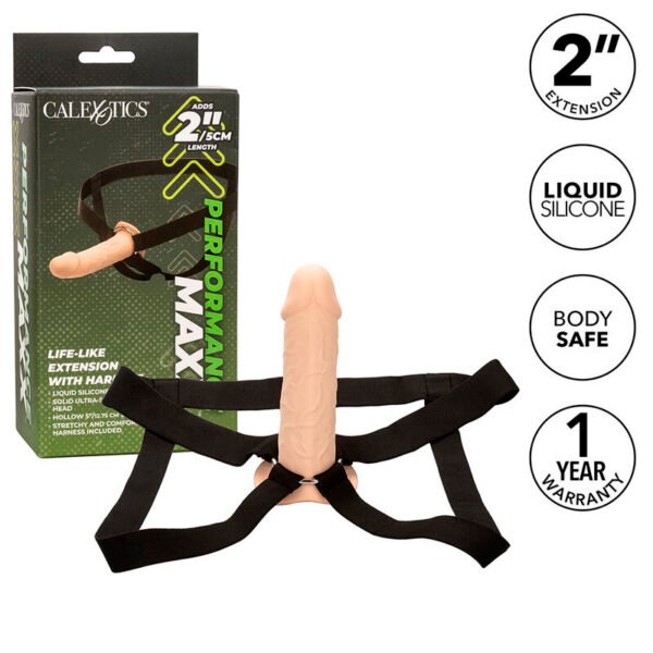 CALEXOTICS - EXTENSO PERFORMANCE MAXX LIFE-LIKE COM ARNÊS PELE LEVE - Image 2