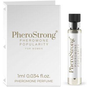 PHEROSTRONG – PERFUME DE FEROMÔNIOS POPULARIDADE PARA MULHERES 1 ML