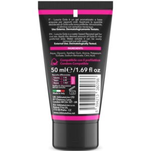 INTIMATELINE LUXURIA – SEXO ORAL GEL SABOR CEREJA 50 ML