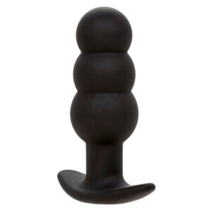 CALEXOTICS – ROCK BOTTOM PLUG ANAL COM ESFERAS 10 VIBRAÇÕES SILICONE PRETO
