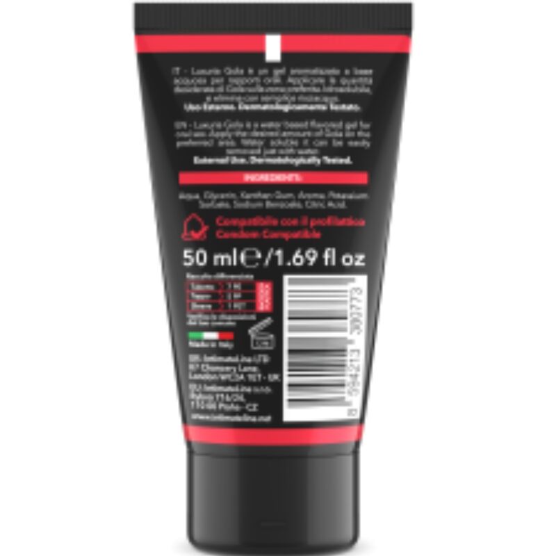 INTIMATELINE LUXURIA - SEXO ORAL GEL SABOR MORANGO 50 ML - Image 2