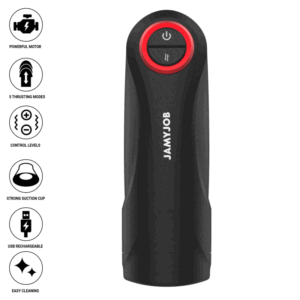JAMYJOB – MASTURBADOR AUTOMÁTICO DE VAGINA POR GRAVIDADE 5 MODOS DE SUCÇÃO
