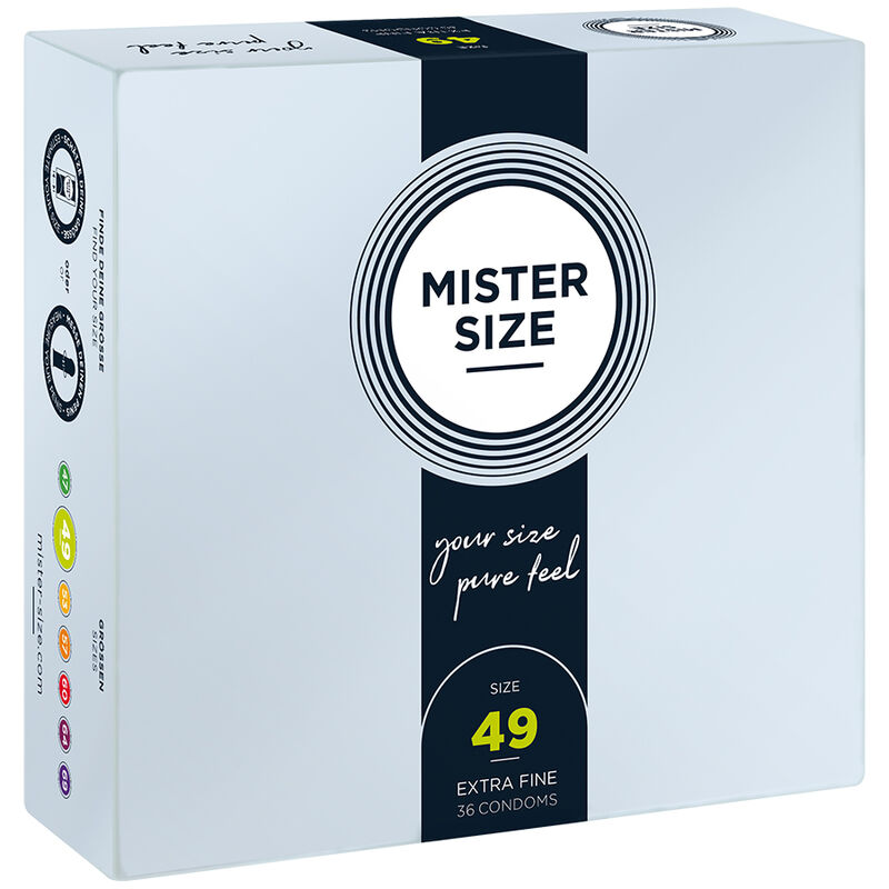 Ilhaerotica - MISTER SIZE - PRESERVATIVO TAMANHO S 49 MM (36 UNIDADES)