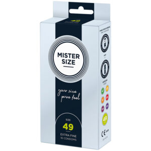 MISTER SIZE – PRESERVATIVO TAMANHO S 49 MM (10 UNIDADES)