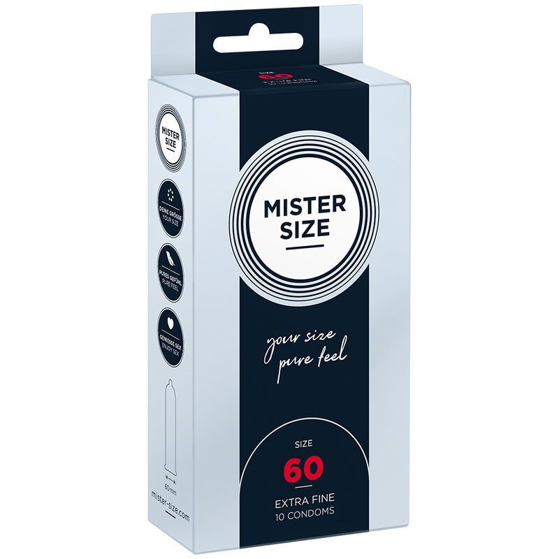 Ilhaerotica - MISTER SIZE - PRESERVATIVO TAMANHO XL 60 MM (10 UNIDADES)