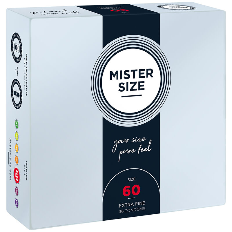 Ilhaerotica - MISTER SIZE - PRESERVATIVO TAMANHO XL 60 MM (36 UNIDADES)