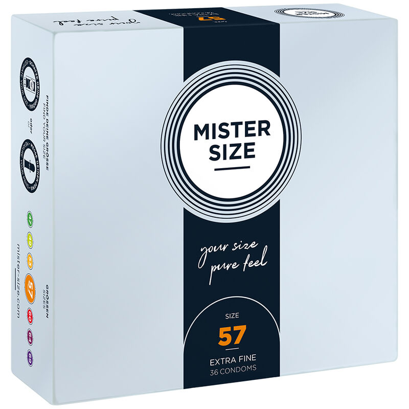 Ilhaerotica - MISTER SIZE - PRESERVATIVO TAMANHO L 57 MM (36 UNIDADES)