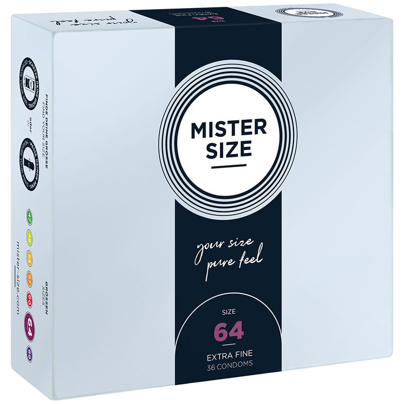 Ilhaerotica - MISTER SIZE - PRESERVATIVOS TAMANHO XXL 64 MM (36 UNIDADES)