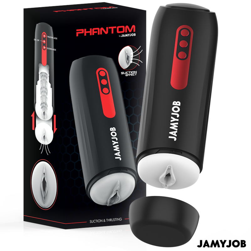 Ilhaerotica - JAMYJOB - MASTURBADOR AUTOMÁTICO PHANTOM VAGINA 5 MODOS DE SUCÇÃO E IMPULSO