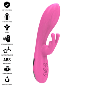 INTENSE – RANDALL RABBIT VIBRADOR 10 VIBRAÇÕES ROSA