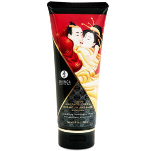 SHUNGA – CREME DE MASSAGEM MORANGO E CAVA 200 ML