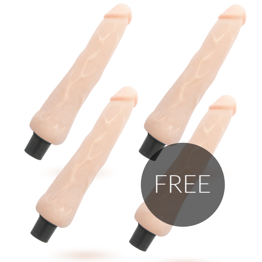 Ilhaerotica - LOVECLONE - VIBRADOR AUTO LUBRIFICANTE RAGNAR 24.5 CM -O- 3.5 CM 3 +1 GRTIS