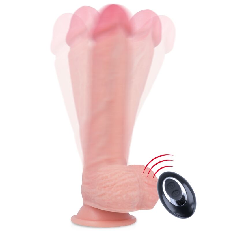 Ilhaerotica - ROCKARMY - VIBRADOR DE SILICONE LÍQUIDO CONTROLE REMOTO PREMIUM APACHE 20.5 CM -O- 4.62 CM