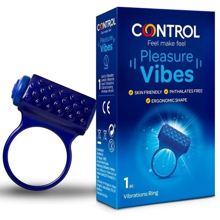 Ilhaerotica - CONTROL - ANEL VIBRATÓRIO PLEASURE VIBES