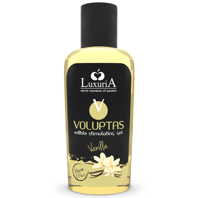 Ilhaerotica - INTIMATELINE LUXURIA - VOLUPTAS GEL DE MASSAGEM COMESTÍVEL EFEITO AQUECEDOR - BAUNILHA 100 ML